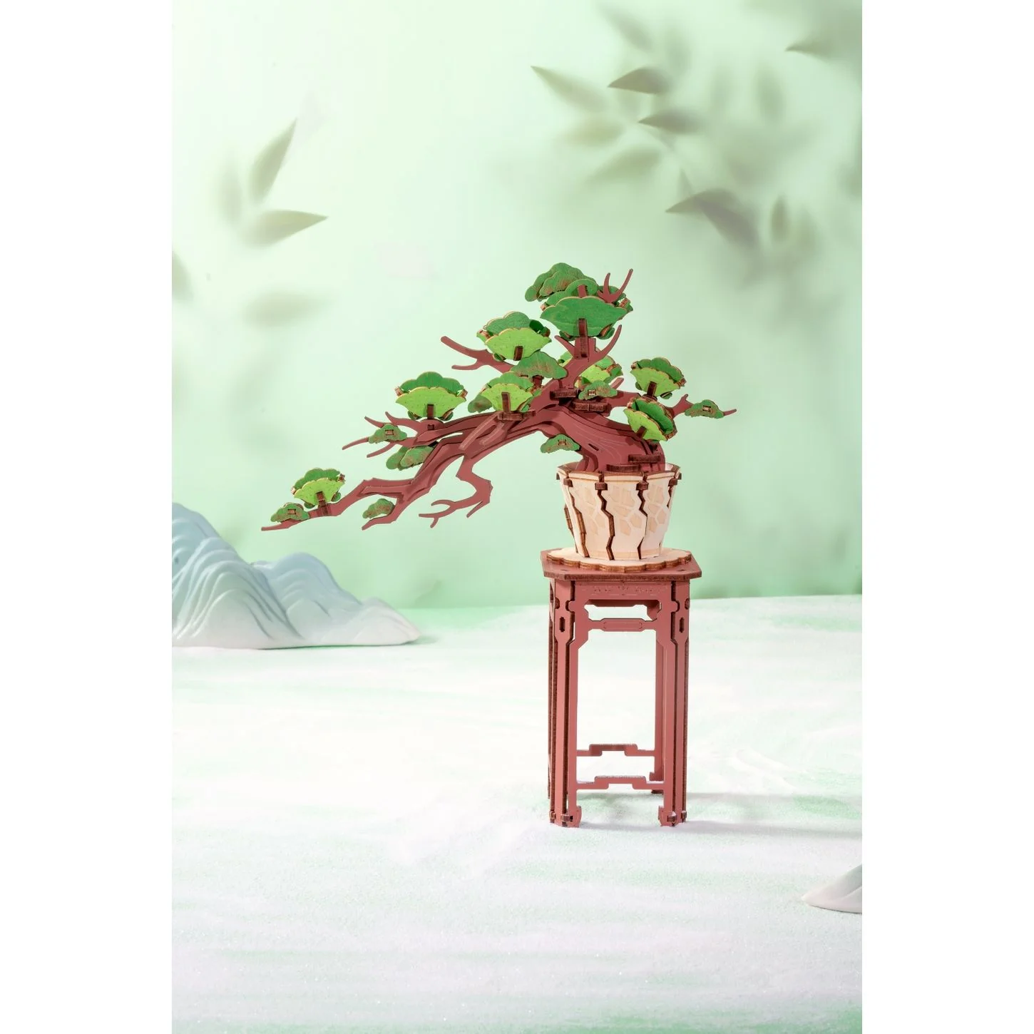 3D WOODEN PUZZLE EVERGREEN PINE BONSAI - Image 2