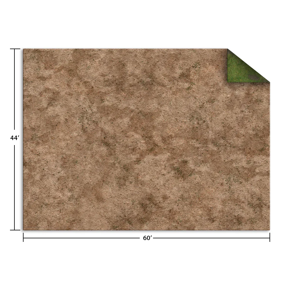 44"x60" BROKEN GRASSLAND/DESERT SCRUBLAND GAME MAT - Image 2