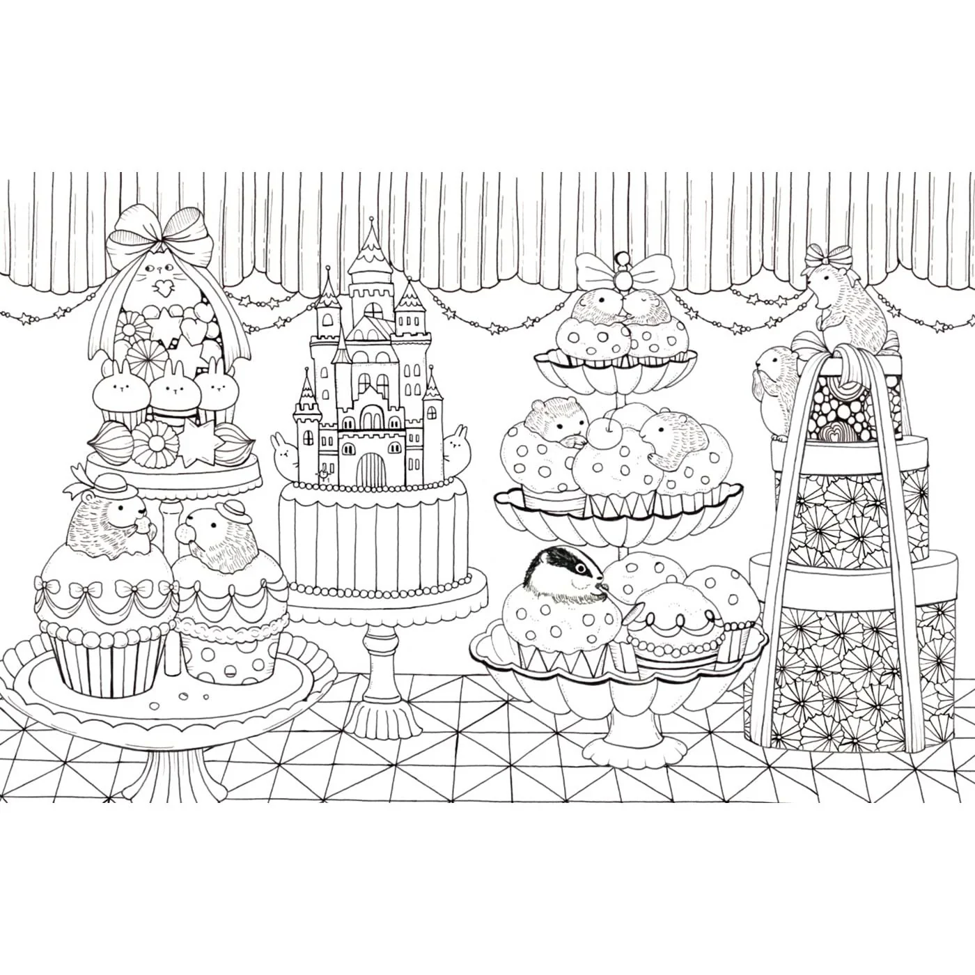 A MILLION KAWAII CUTIES COLORING BOOK - Image 2