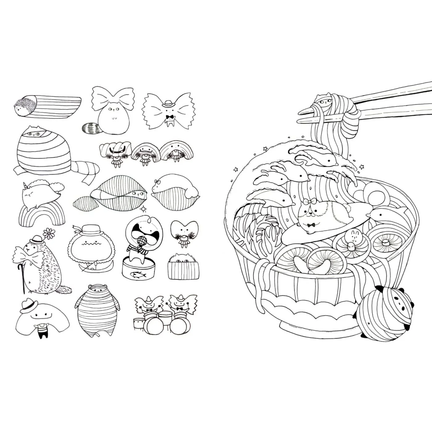 A MILLION KAWAII CUTIES COLORING BOOK - Image 3