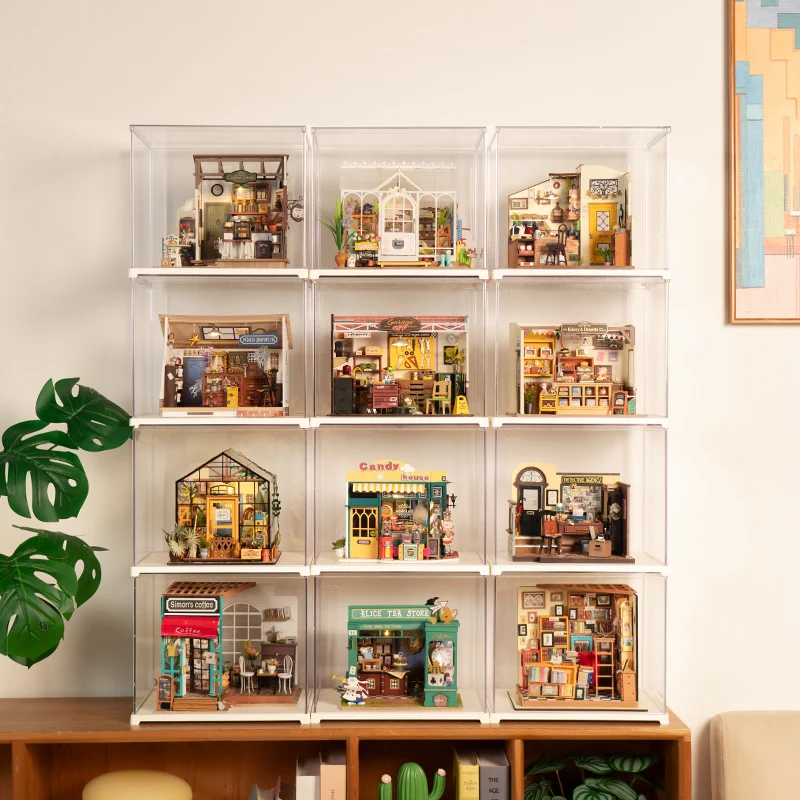 ACRYLIC DUST COVER BOX FOR WOODEN MINIATURE HOUSE KITS - Image 5