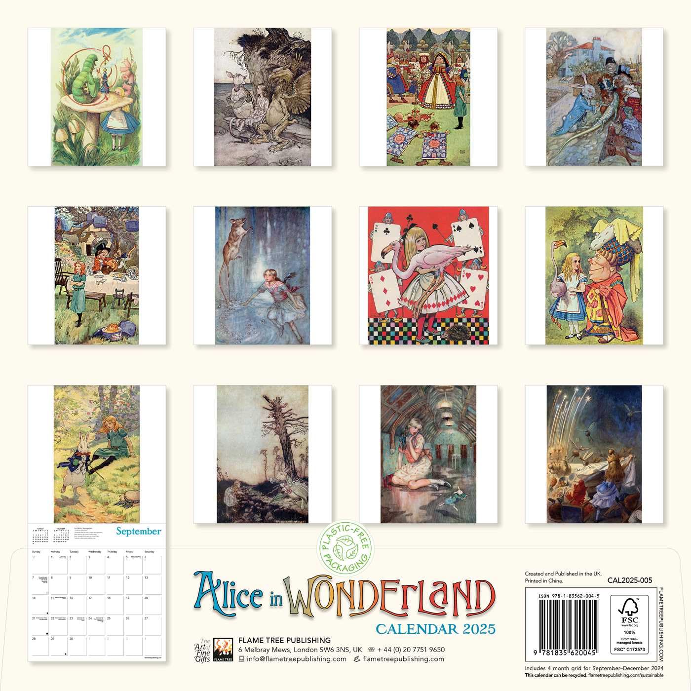 ALICE IN WONDERLAND CALENDAR 2025 - Image 2