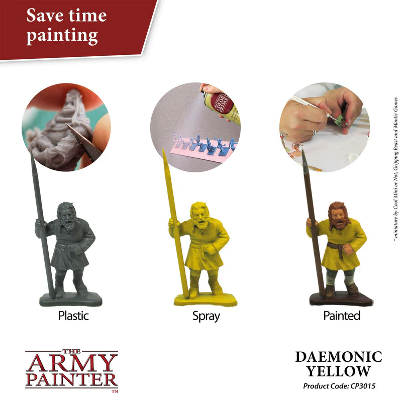 ARMY PAINTER DAEMONIC YELLOW PRIMER - Image 2