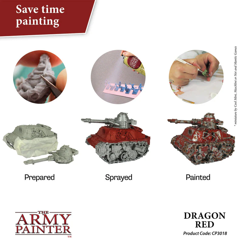 ARMY PAINTER DRAGON RED PRIMER - Image 2