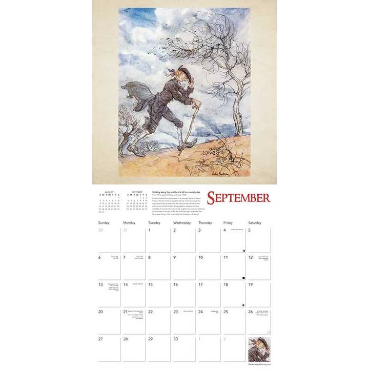 ARTHUR RACKHAM 2026 WALL CALENDAR - Image 4