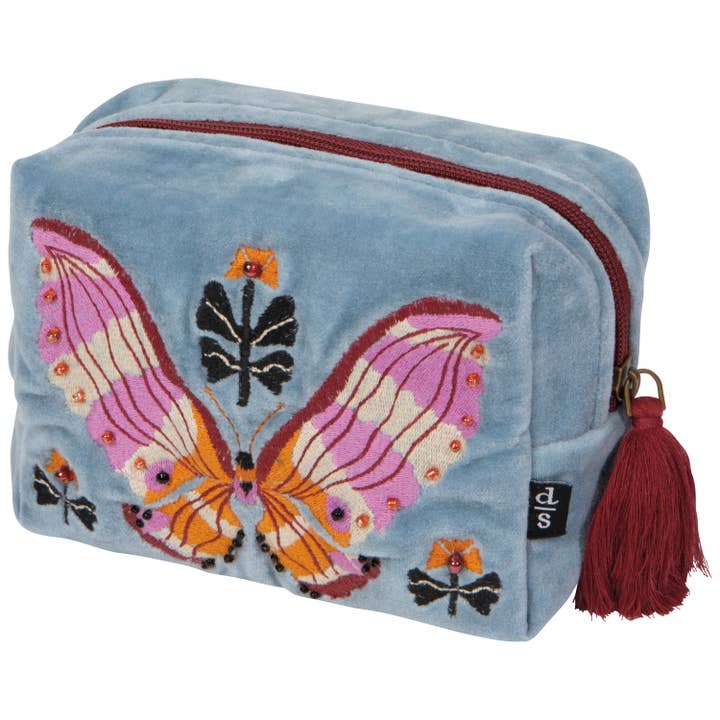 AURORA VELVET EMBROIDERED POUCH BY DANICA STUDIO - Image 2