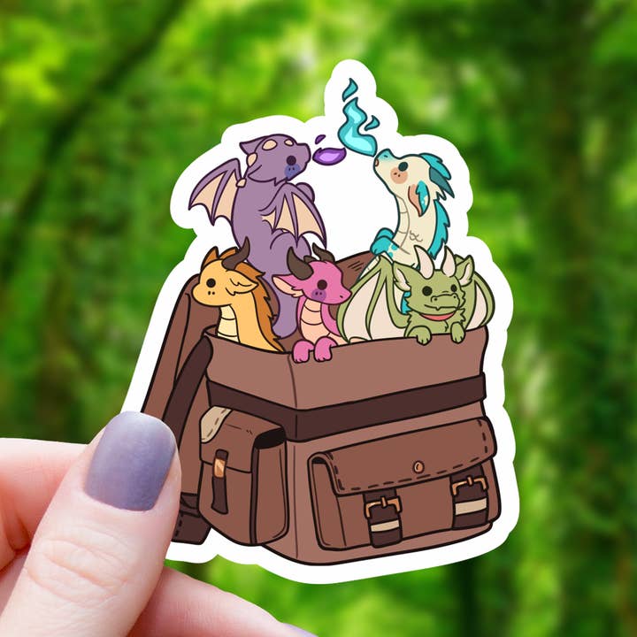 BAG OF DRAGONS STICKER