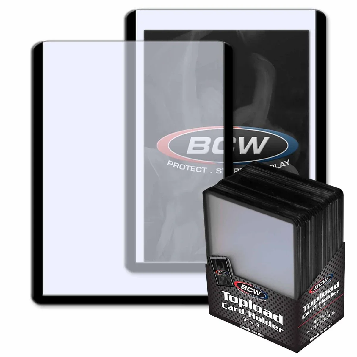 BCW TOPLOADER BLACK (25)