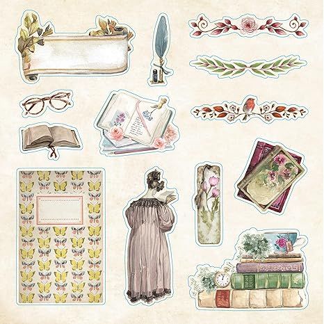 BIBLIOPHILIA EPHEMERA STICKER BOOK - Image 2