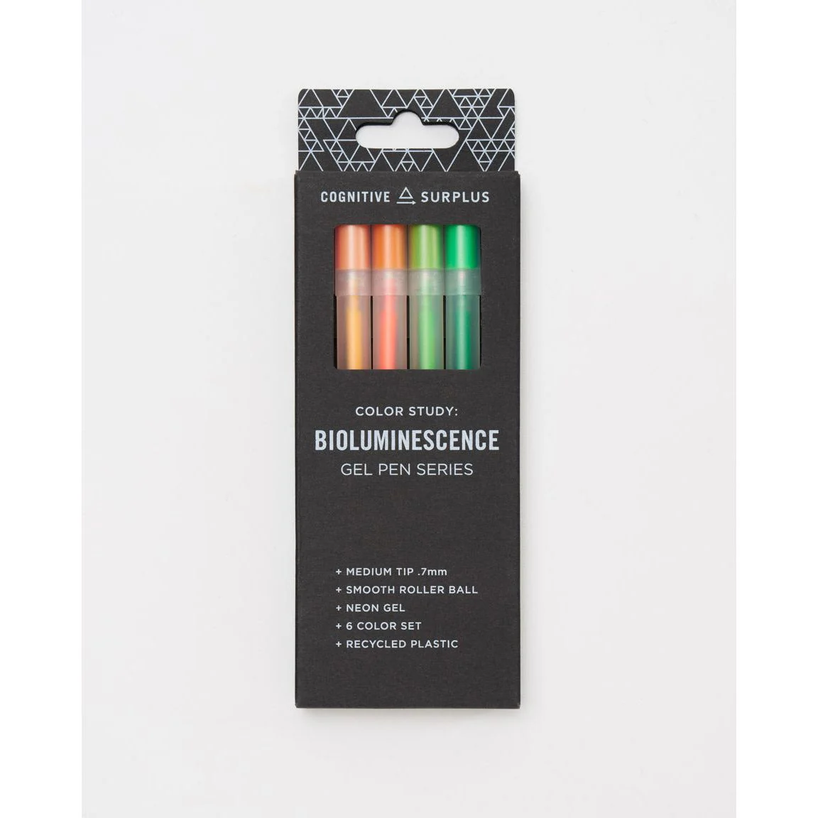 BIOLUMINESCENCE NEON GEL PEN SET