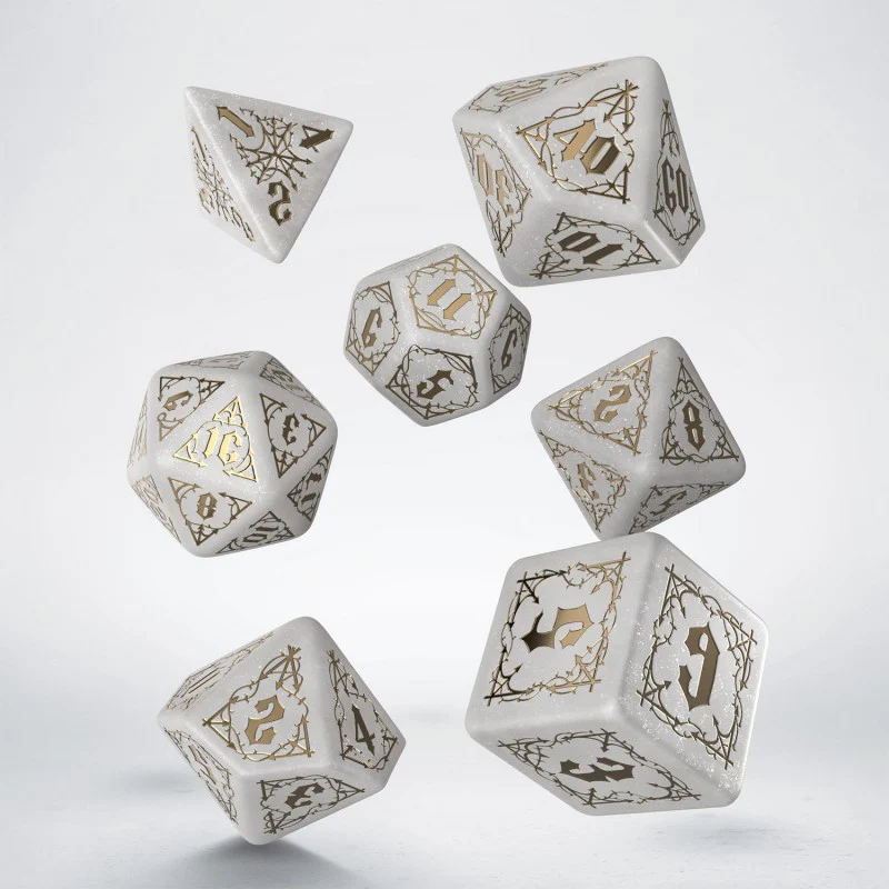 BLOODSUCKER DICE WHITE & GOLD