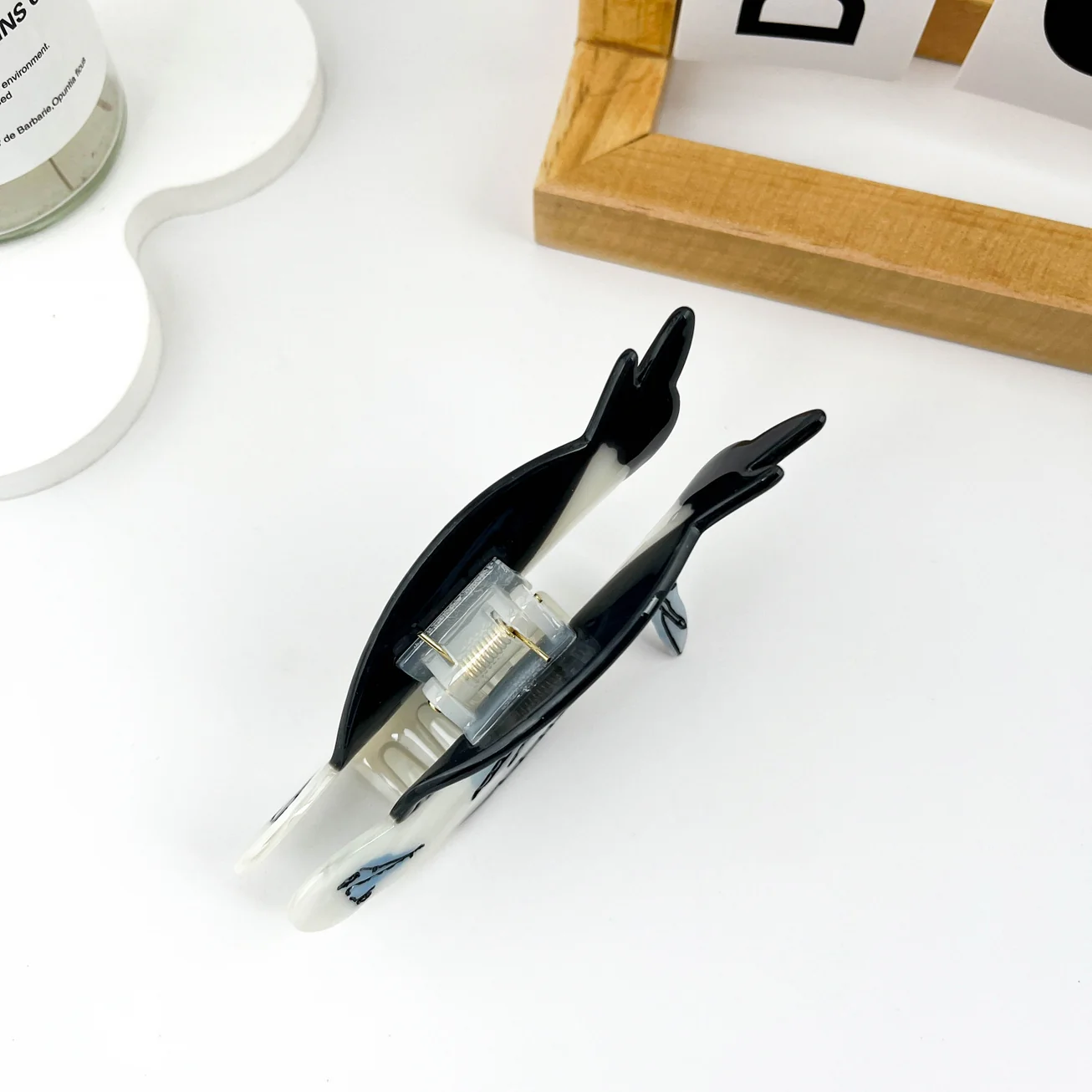 BLUE FOOTED BOOBY BIRD HAIR CLAW CLIP - Image 3