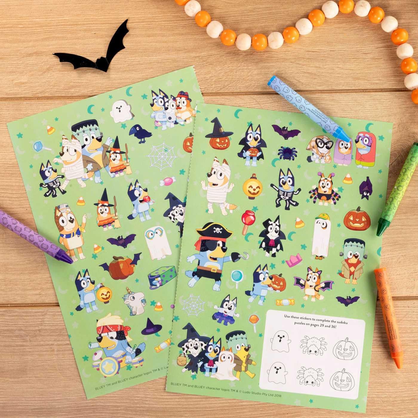 BLUEY HAPPY HALLOWEEN ACTIVITY BOOK (WITH CRAYONS!) - Image 3