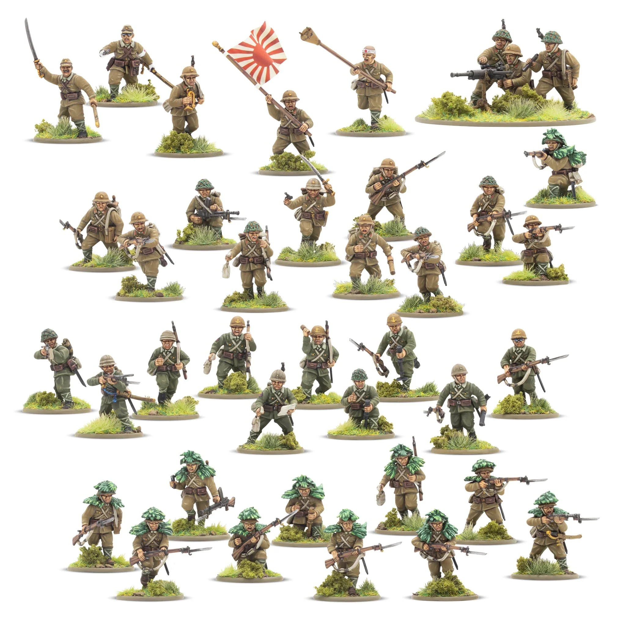 BOLT ACTION JAPANESE ARMY INFANTRY PLATOON - Image 2