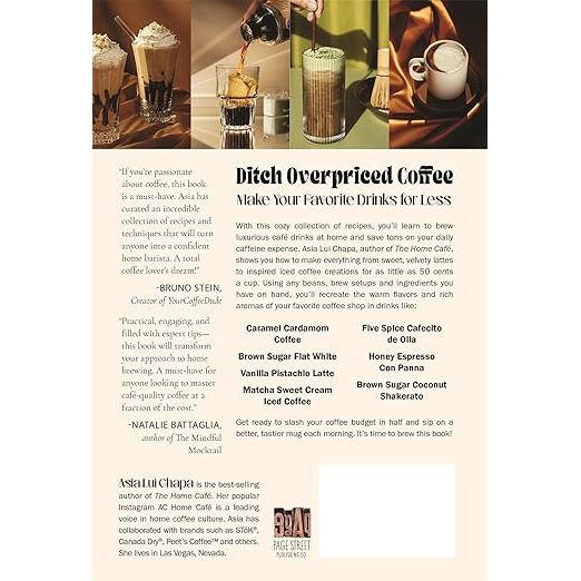 BREW THIS BOOK: MAKE COFFEE SHOP DRINKS AT HOME BY ASIA LUI CHAPA - Image 2