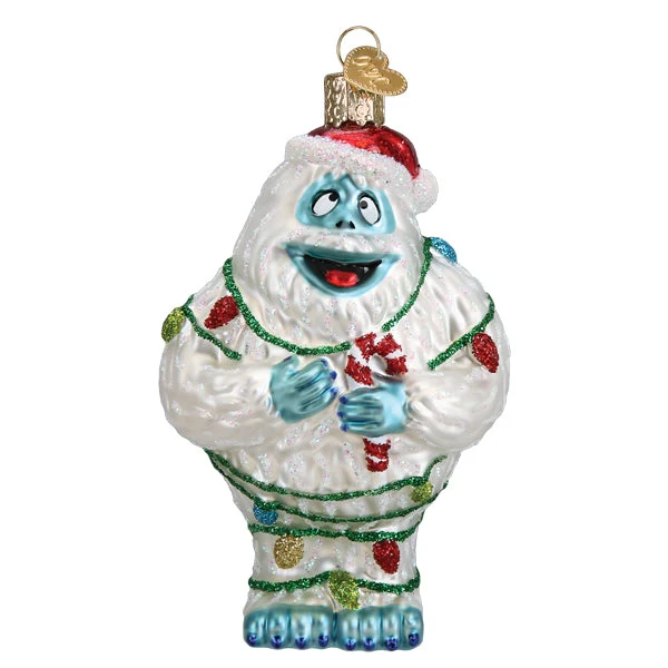 BUMBLE THE ABOMINABLE SNOW MONSTER GLASS HOLIDAY ORNAMENT - Image 2