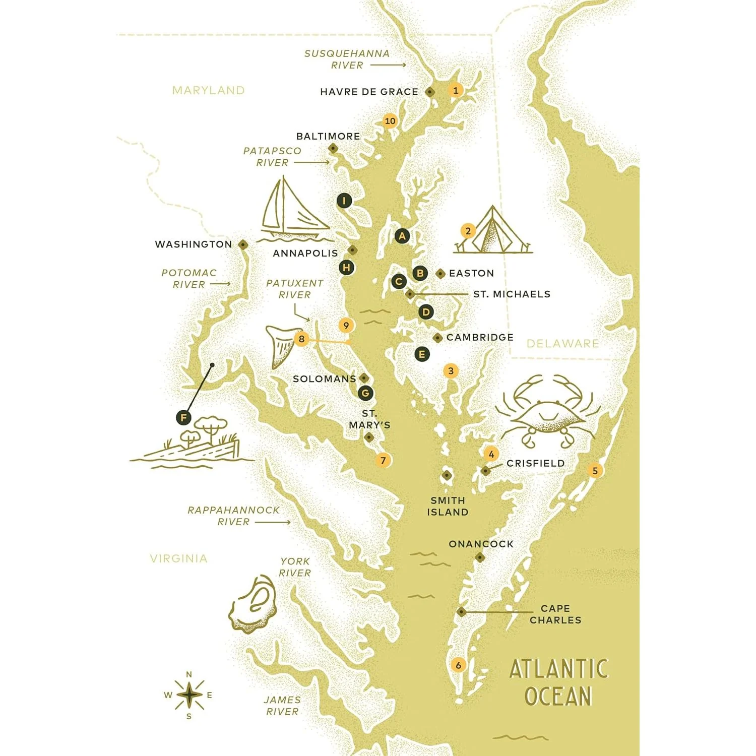 CAMPFIRE STORIES: CHESAPEAKE BAY TALES AND TRAVEL COMPANION EDITED BY ILYSSA KYU & DAVE KYU - Image 2