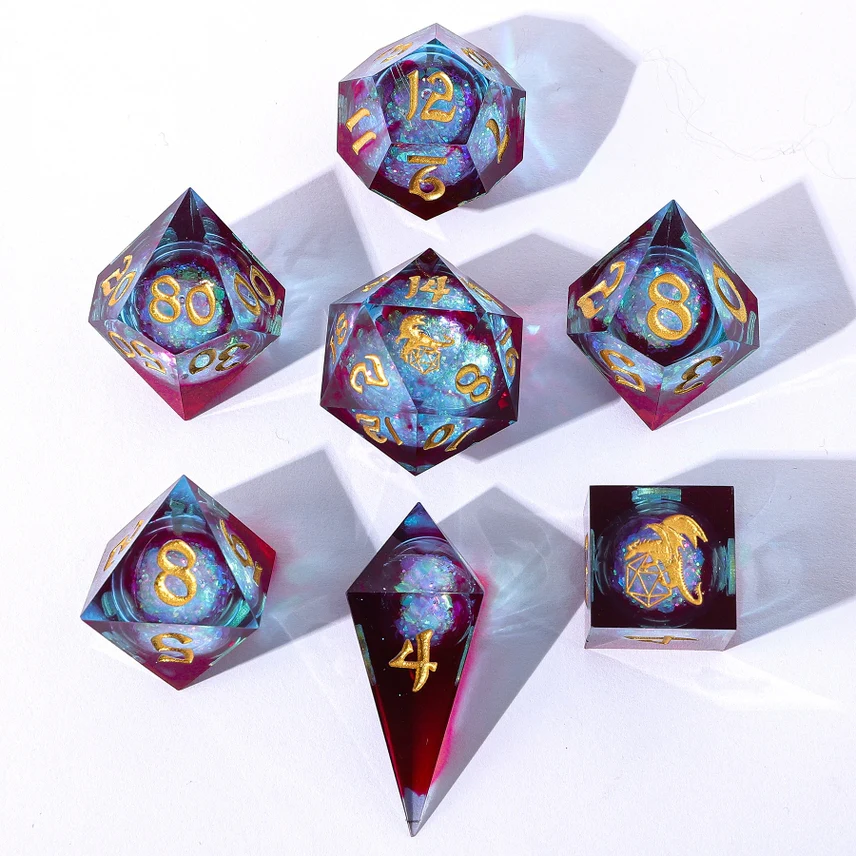 ELEMENTALCAPTURED MAGIC LIQUID CORE DICE SET