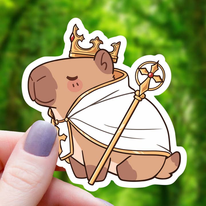CAPYBARA CLERIC TTRPG STICKER