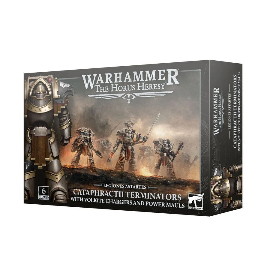 CATAPHRACTII TERMINATORS WITH VOLKITE CHARGERS AND POWER MAULS