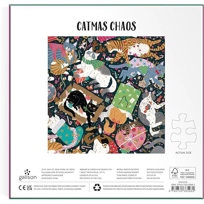 CATMAS CHAOS 500 PC PUZZLE - Image 3