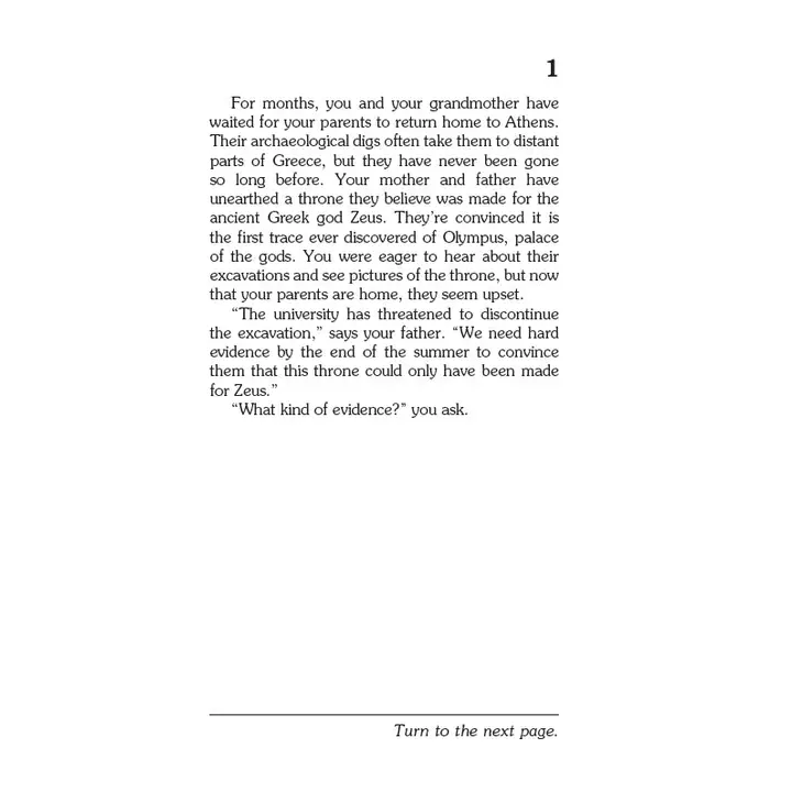 CHOOSE YOUR OWN ADVENTURE: THE THRONE OF ZEUS BY DEBORAH LERME GOODMAN - Image 3
