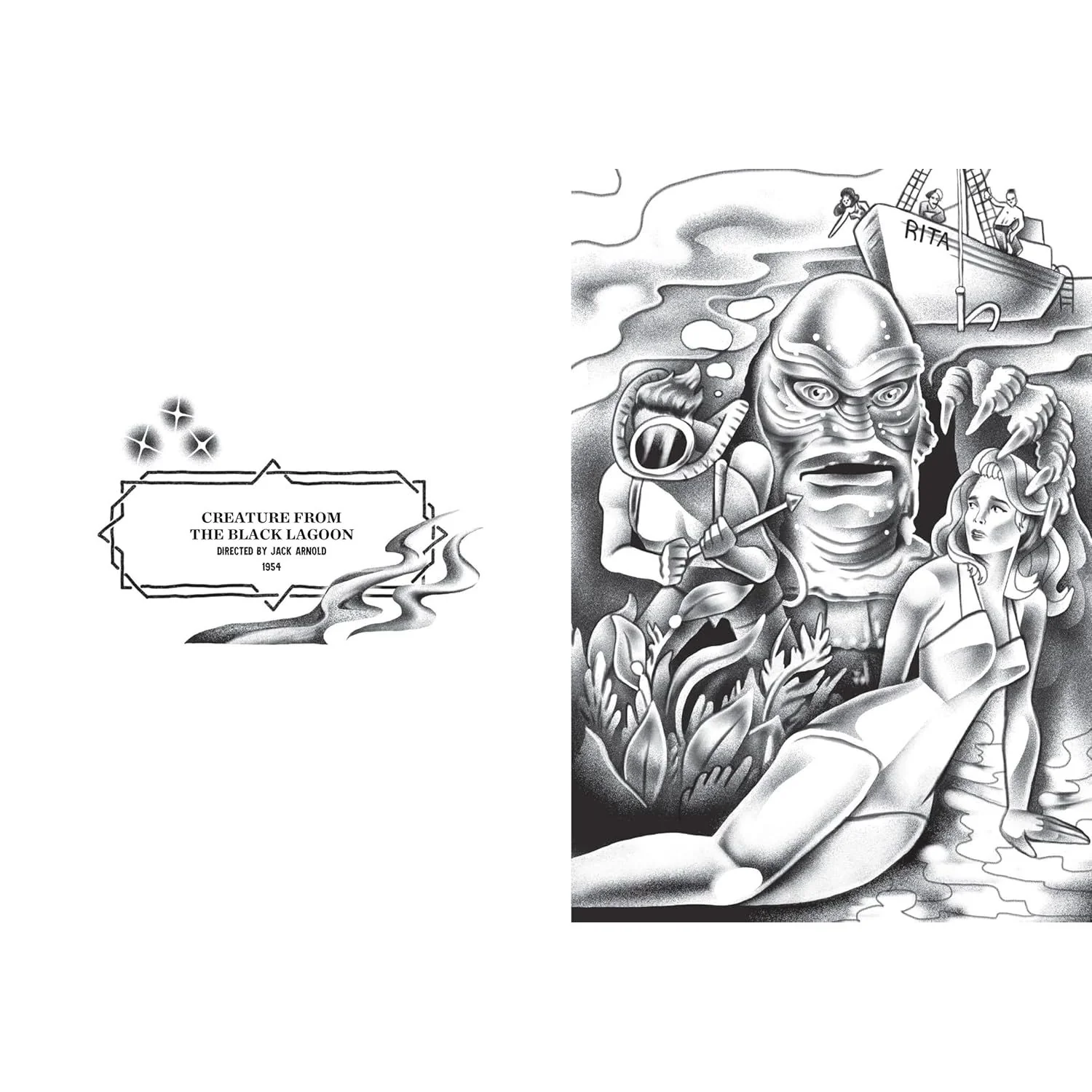 CLASSIC HORROR MOVIES COLORING BOOK - Image 5
