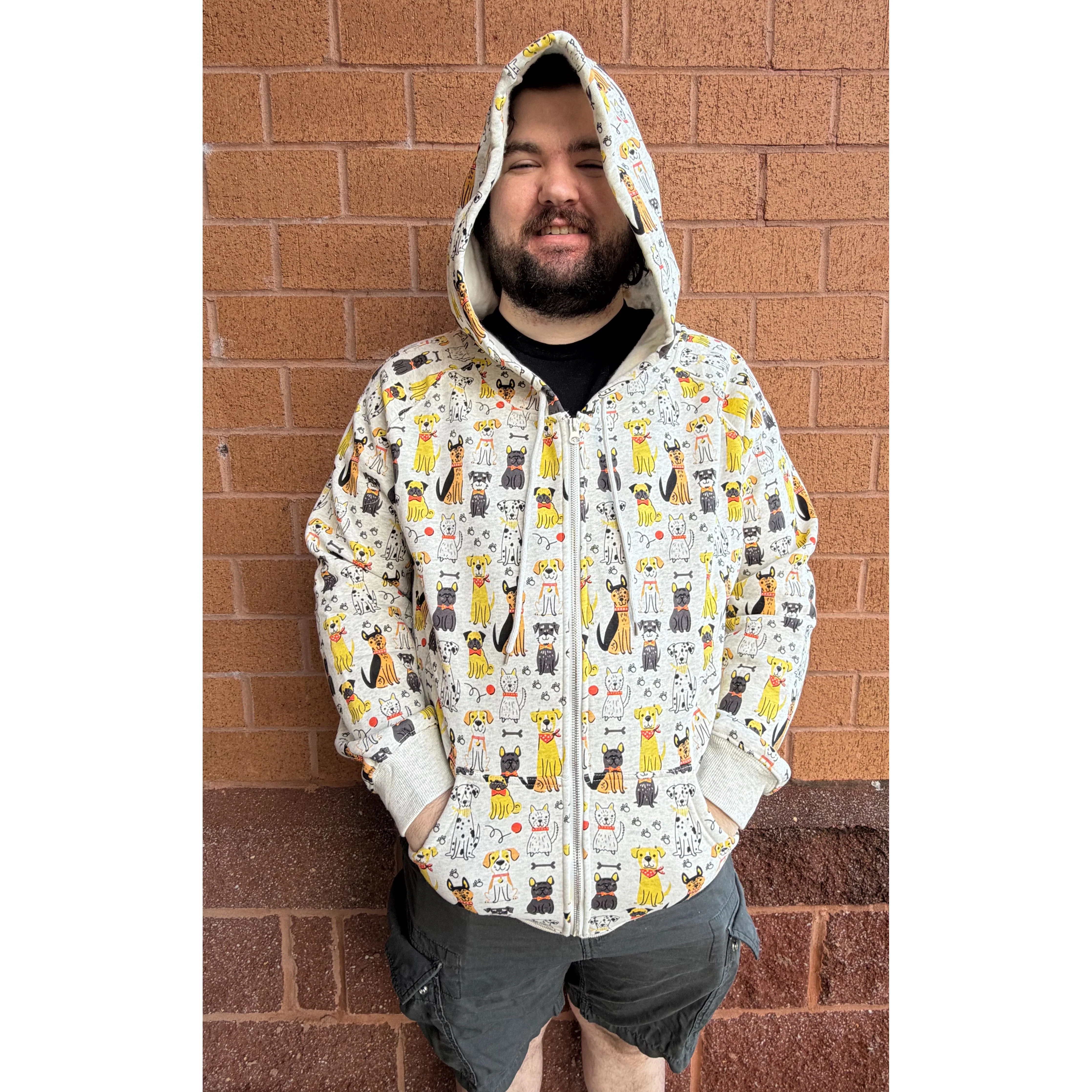 DOG LOVER ZIP UP HOODIE - Image 2