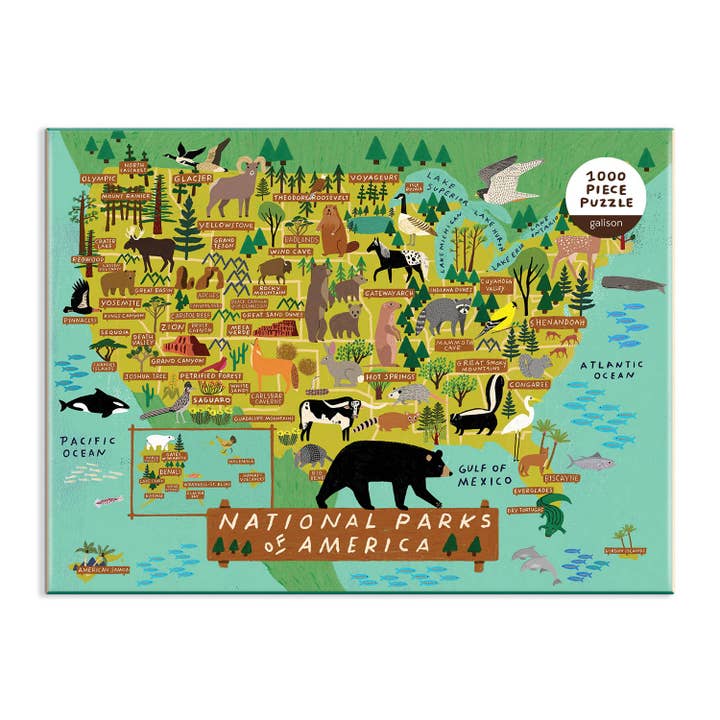 NATIONAL PARKS OF AMERICA 1000 PC PUZZLE - Image 2