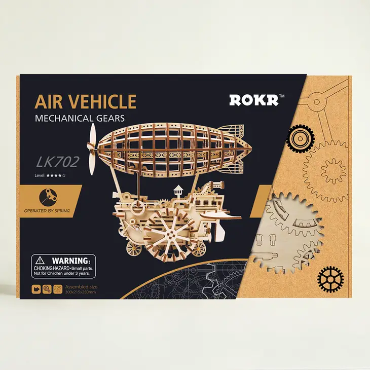 AIRSHIP 3-D WOODEN MODEL PUZZLE KIT - Image 3