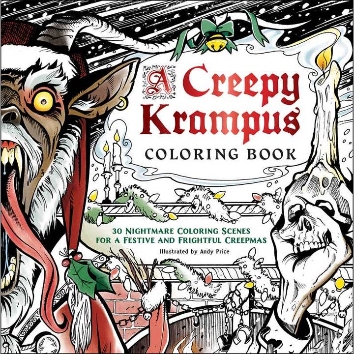 CREEPY KRAMPUS COLORING BOOK