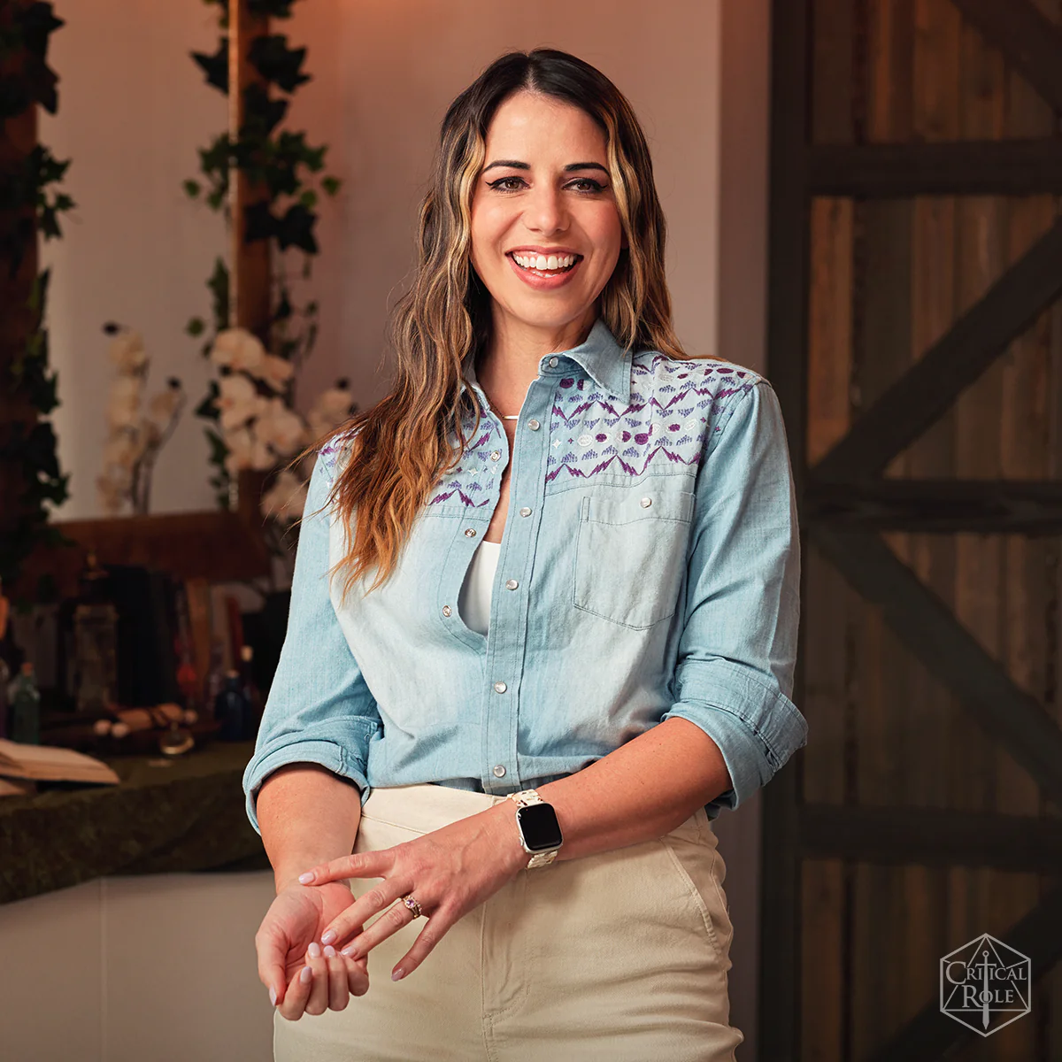 CRITICAL ROLE BELLS HELLS COLLECTION: IMOGEN TEMULT DENIM SHIRT - Image 4