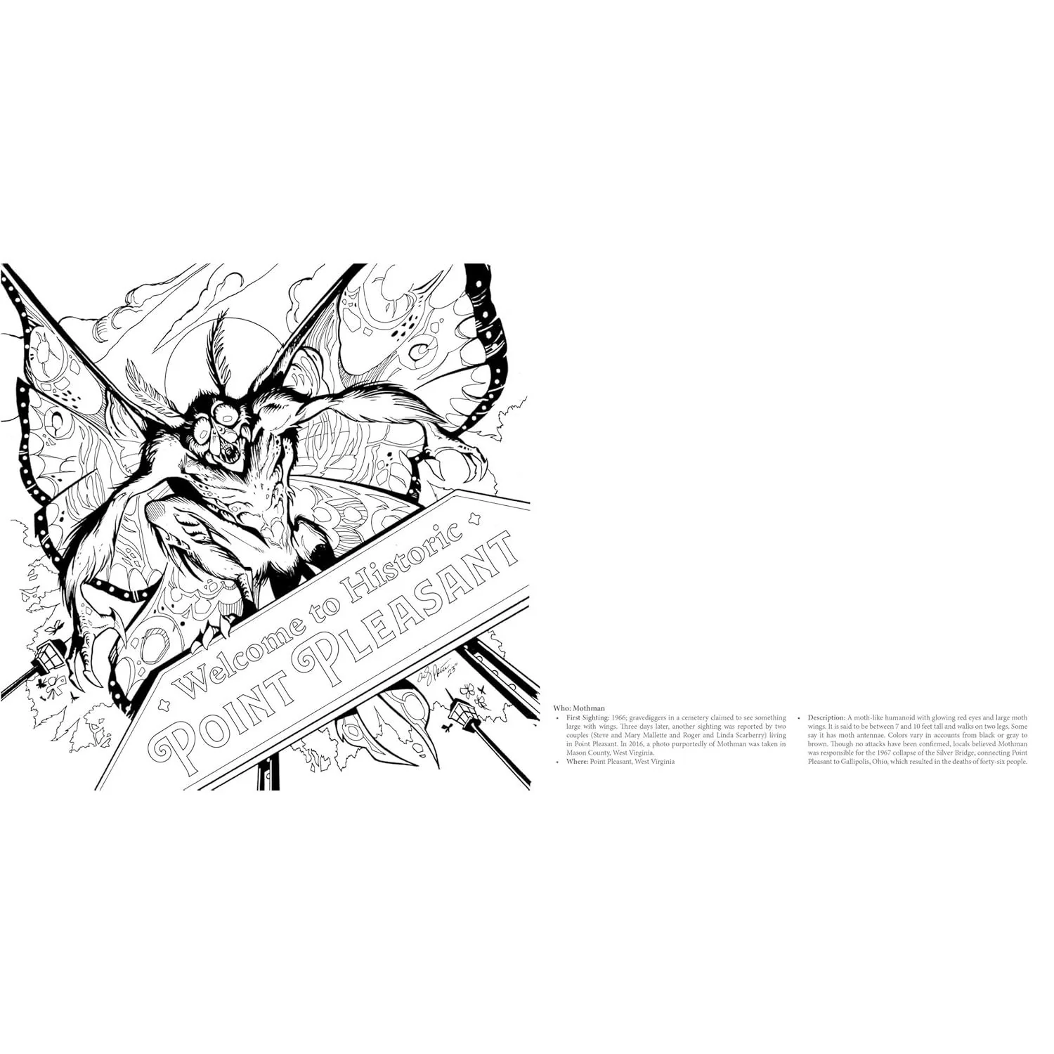 CRYPTID CREATURES COLORING BOOK - Image 3