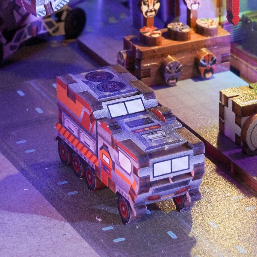 CYBER CITY 3D PUZZLE BOOK NOOK KIT - Image 6