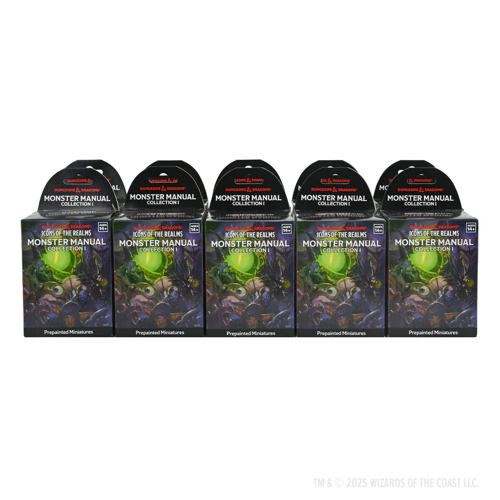 D&D ICONS OF THE REALMS MONSTER MANUAL COLLECTION 1 BOOSTER BRICK