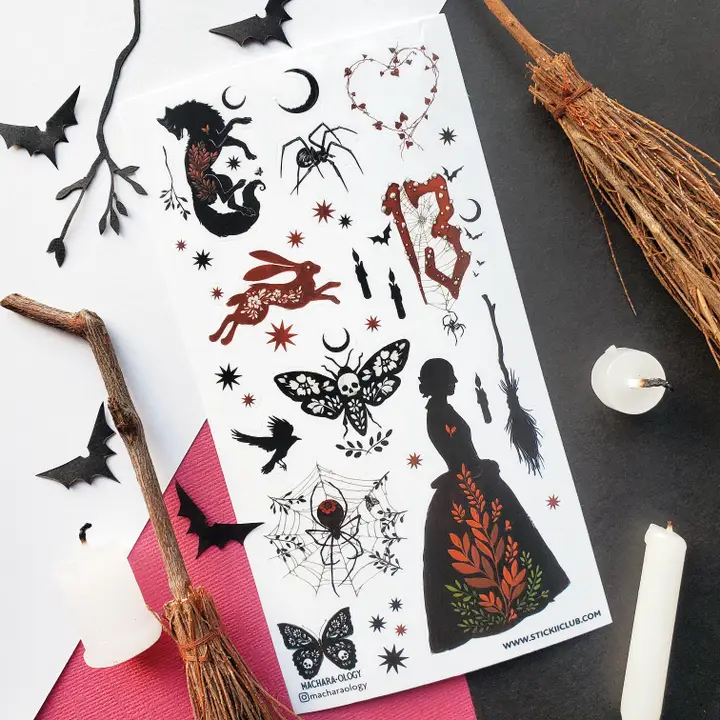 DARK FAIRYTALE STICKER SHEET - Image 2