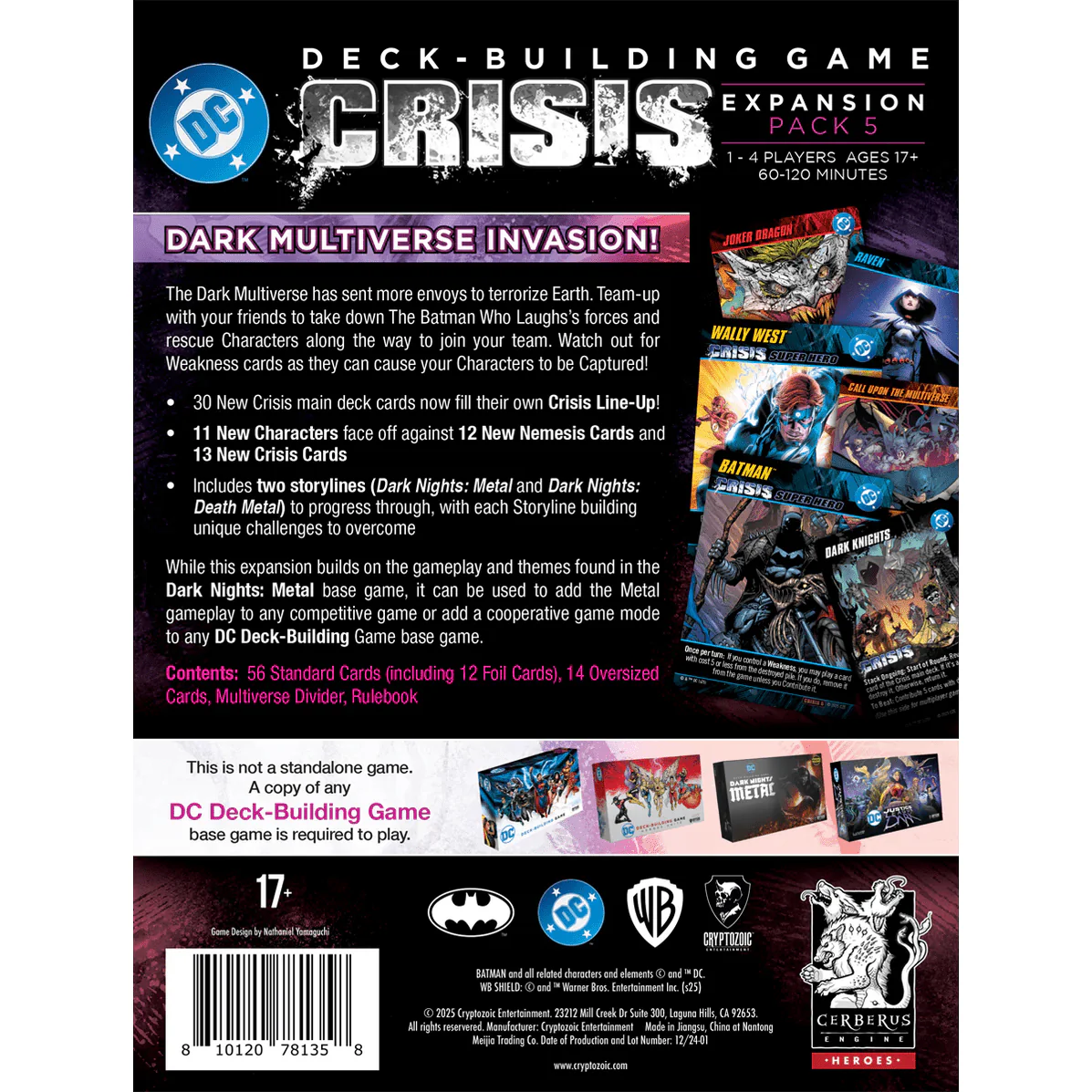 DC COMICS DECKBUILDING: CRISIS 5 - DARK NIGHTS DEATH METAL - Image 2
