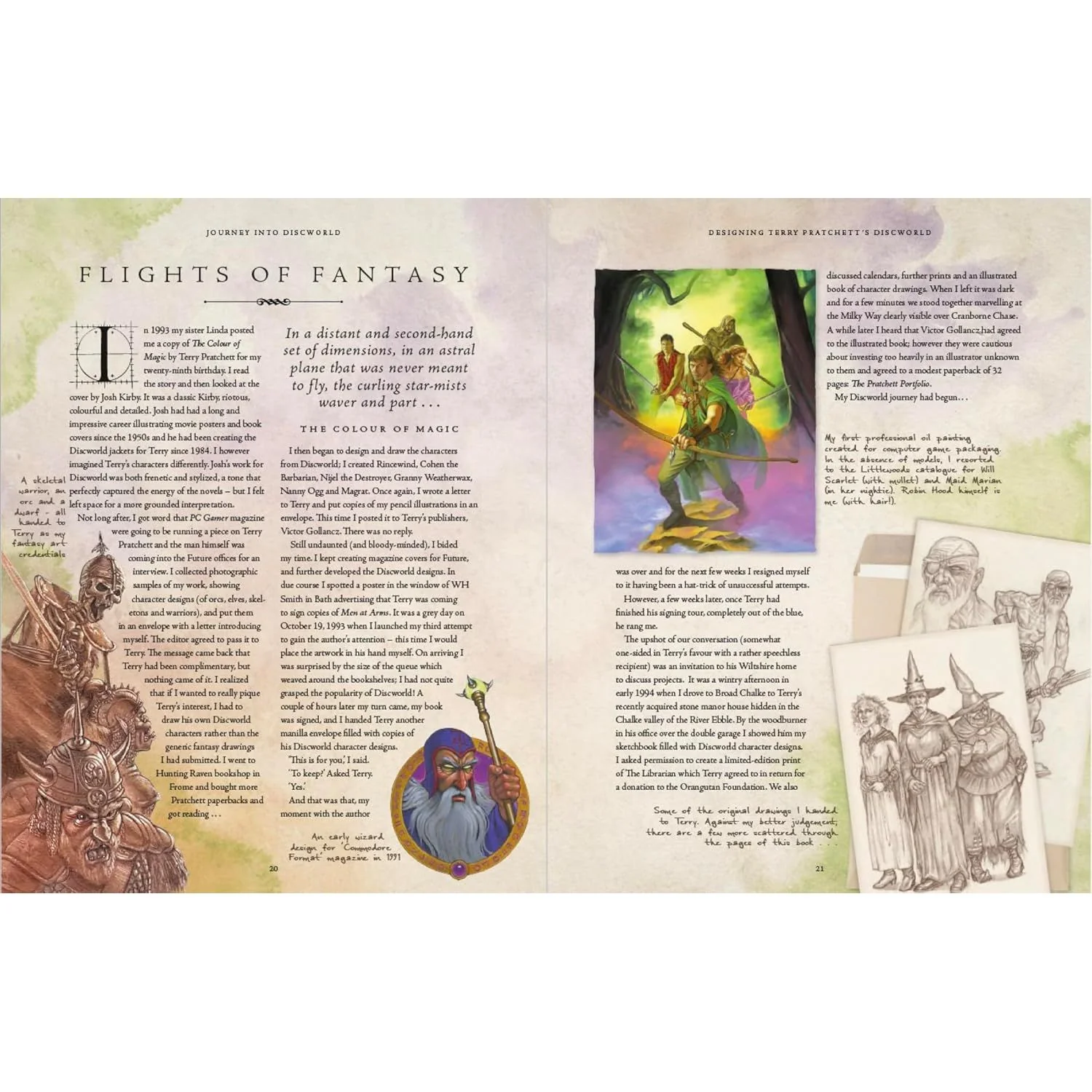 DESIGNING TERRY PRATCHETT'S DISCWORLD BY PAUL KIDBY - Image 2