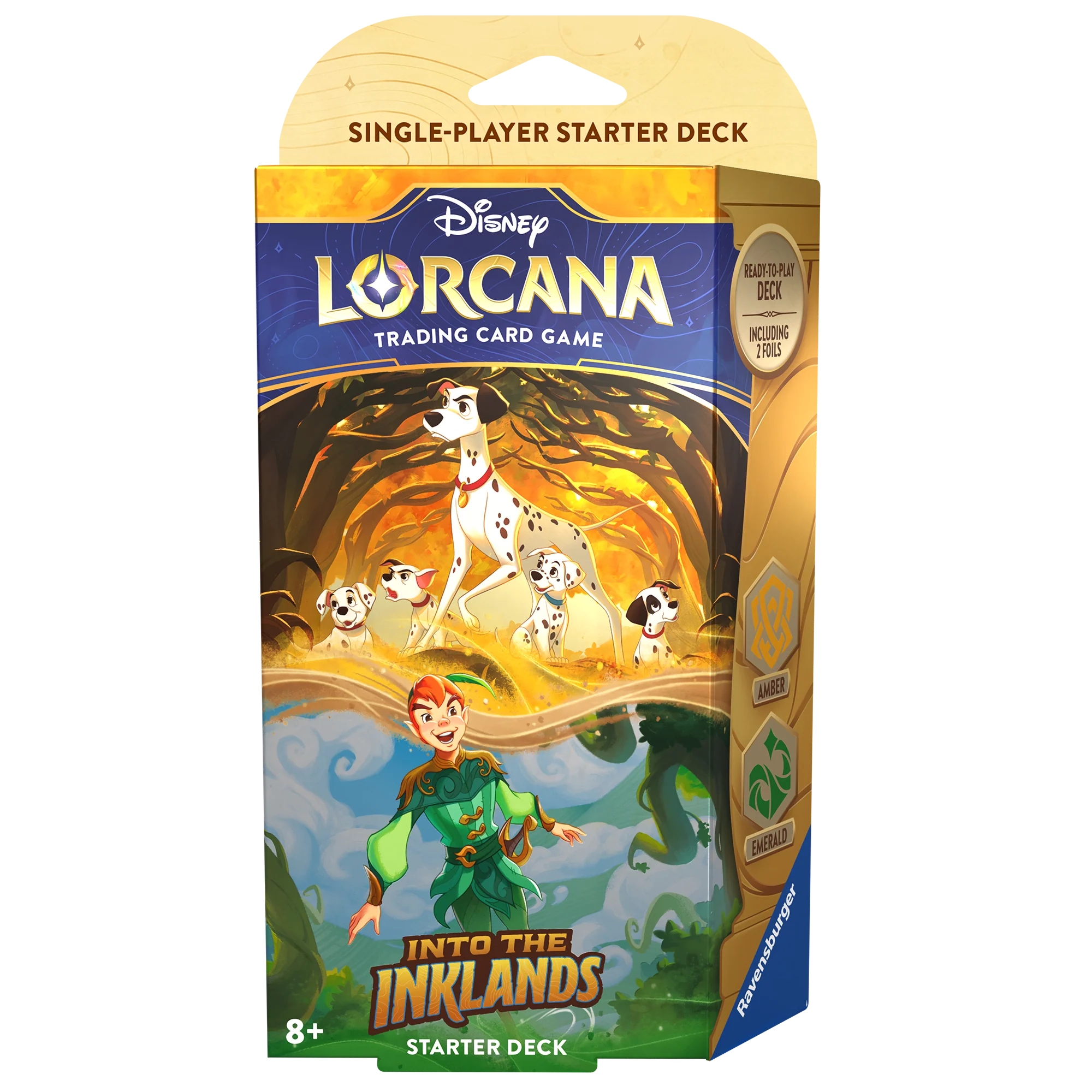 DISNEY LORCANA INTO THE INKLANDS STARTER DECK (AMBER & EMERALD)