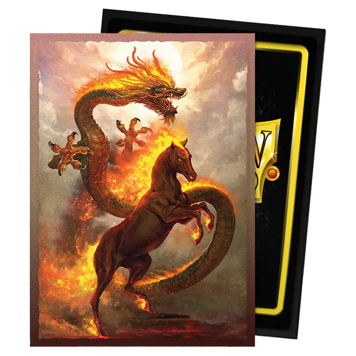 DRAGON SHIELD: MATTE DUAL ART SLEEVES FIRE HORSE - Image 2