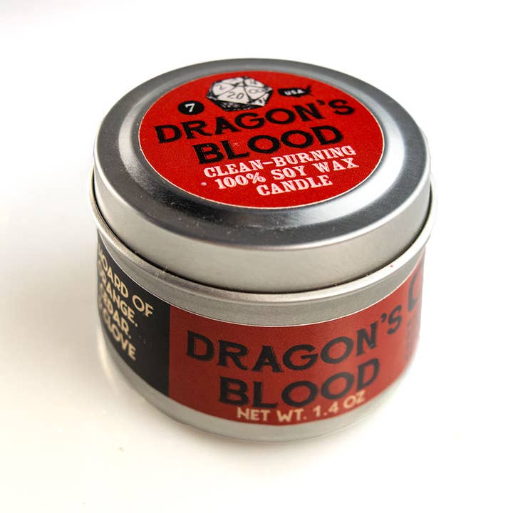 DRAGON'S BLOOD 2oz GAMING CANDLE