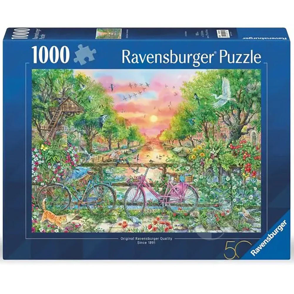 DREAMY BIKES IN AMSTERDAM 1000 PC PUZZLE
