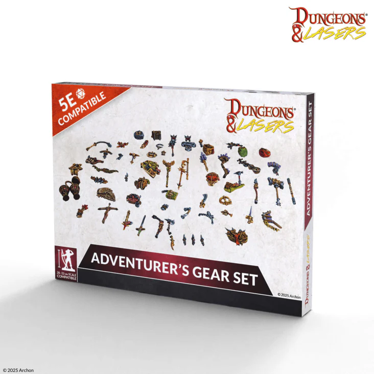 DUNGEONS & LASERS ADVENTURER'S GEAR SET