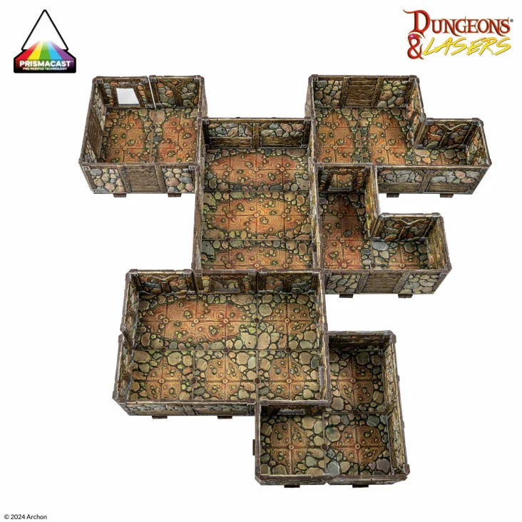 DUNGEONS & LASERS PRE-PAINTED ABANDONED MINES - Image 2