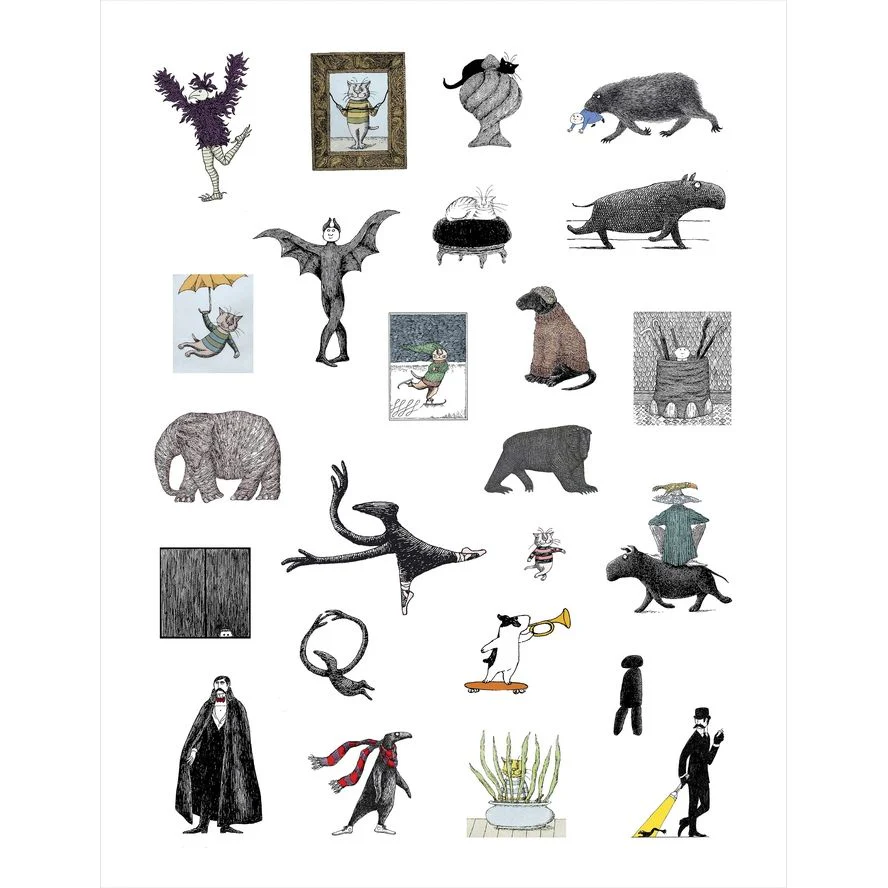 EDWARD GOREY STICKER BOOK - Image 3