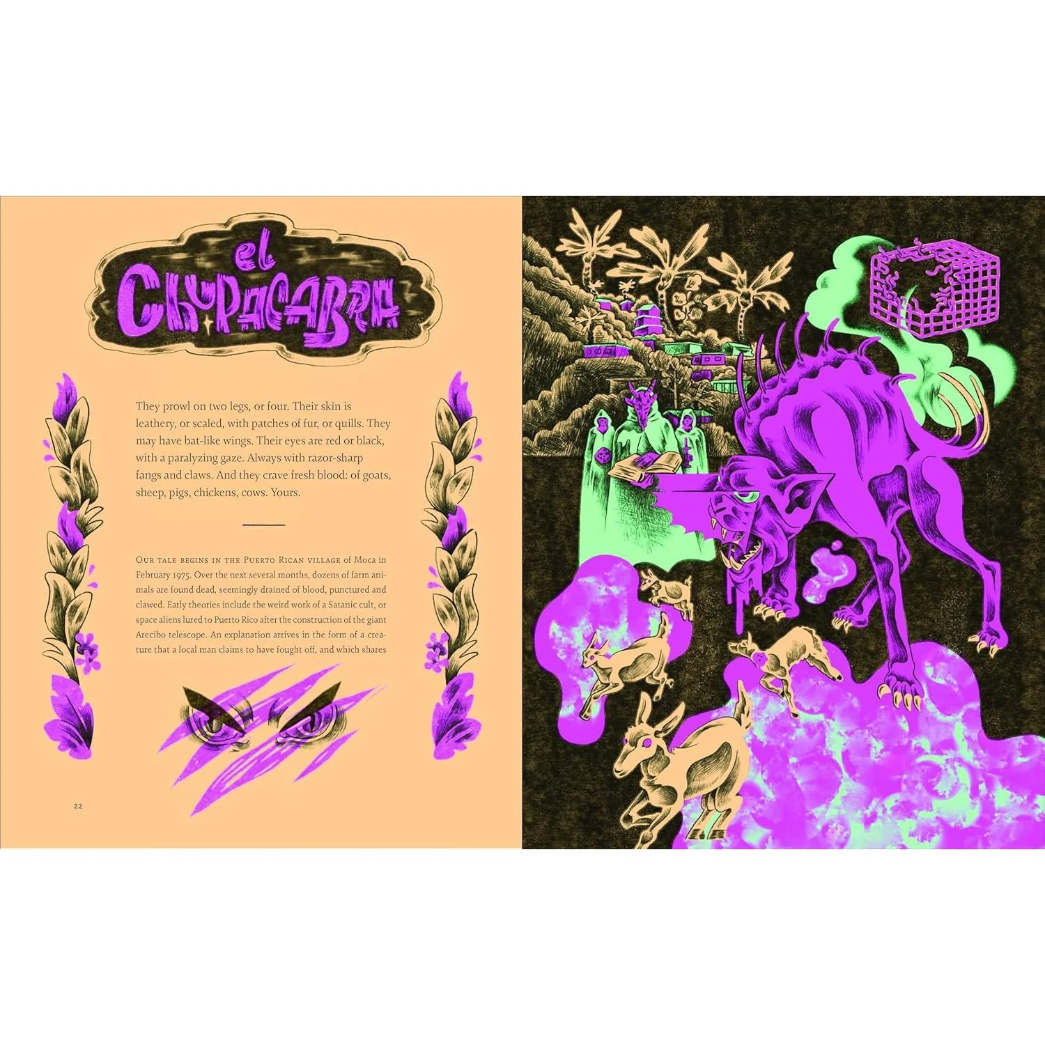 EERIE LEGENDS: AN ILLUSTRATED EXPLORATION OF CREEPY CREATURES. THE PARANORMAL, AND FOLKLORE FROM AROUND THE WORLD BY RICARDO DISENO - Image 2