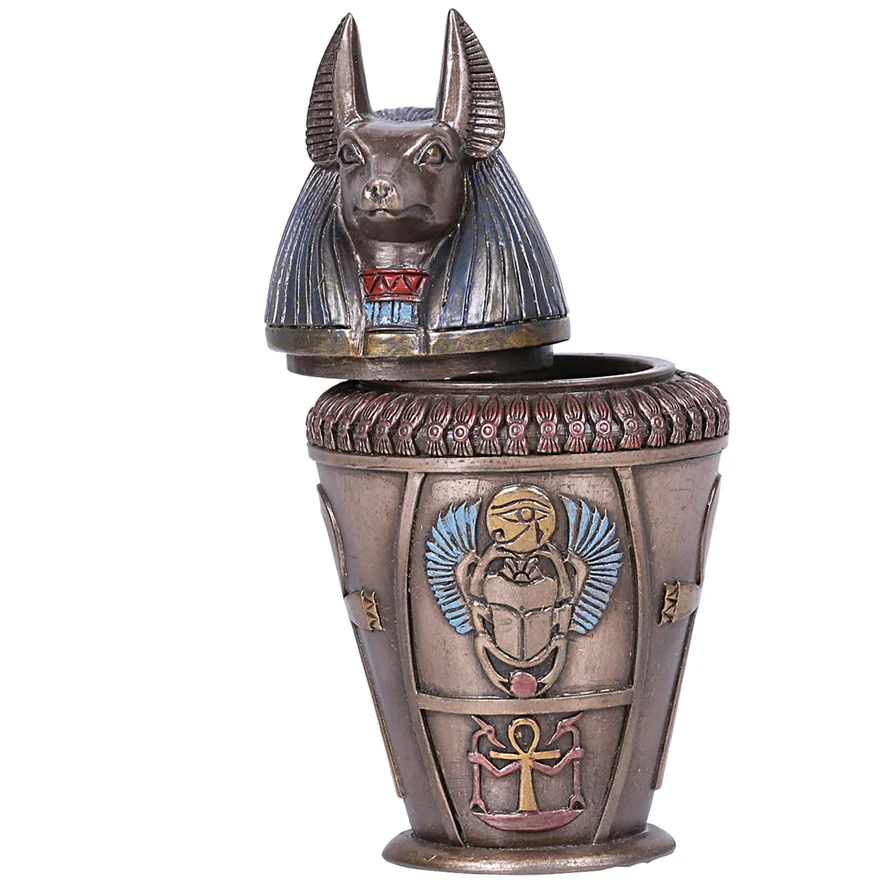 EGYPTIAN CANOPIC JAR DUAMUTEF - Image 2