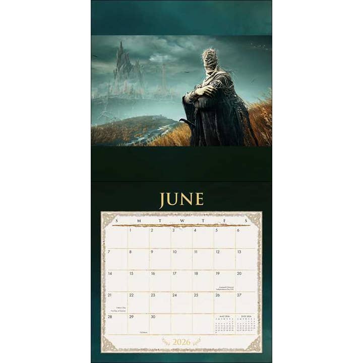 ELDEN RING: SHADOW OF THE ERDTREE 2026 WALL CALENDAR BY BANDAI NAMCO ENTERTAINMENT - Image 3