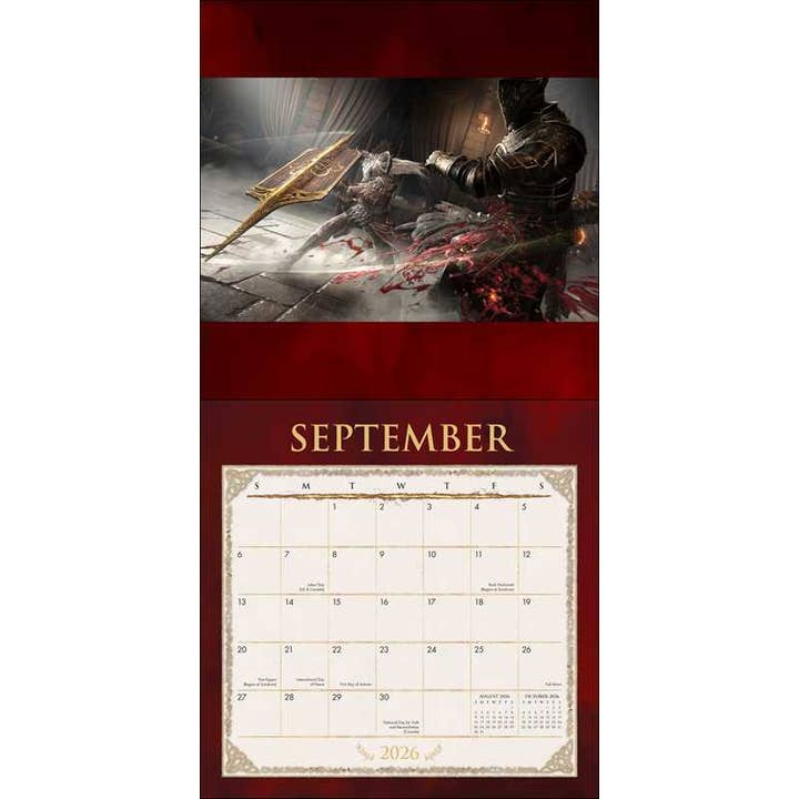 ELDEN RING: SHADOW OF THE ERDTREE 2026 WALL CALENDAR BY BANDAI NAMCO ENTERTAINMENT - Image 4