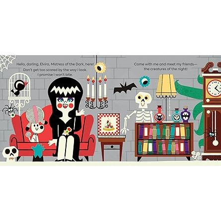 ELVIRA'S FIRST BOOK OF MONSTERS BY ELVIRA ILLUSTRATED BY PINTACHAN - Image 3